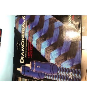 Audioquest Diamondback 2.0 pair RCA interconnects NEW!