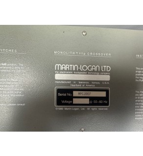 Martin Logan Monolith III with P version crossovers