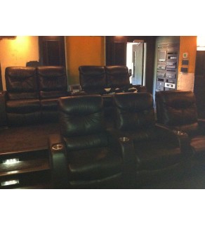 Palliser  theater seating with motion actuators