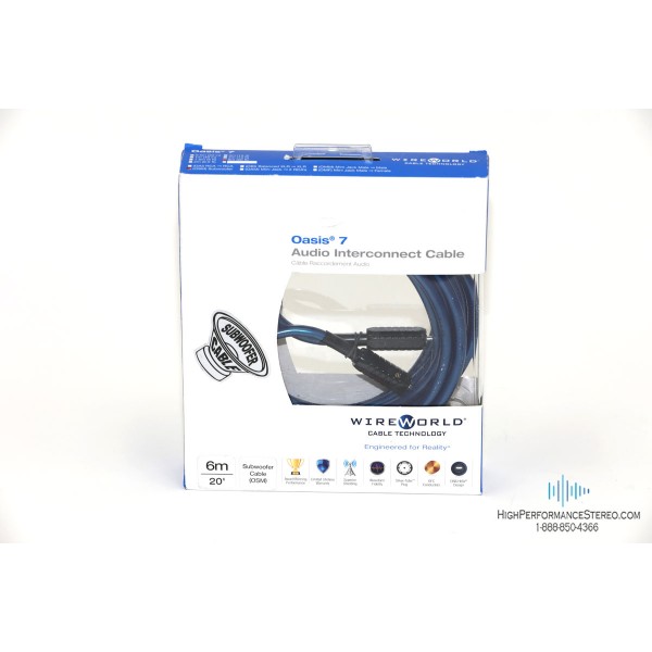 WIREWORLD RCAケーブル OASIS7 Wireworld Oasis 7 AWARD WINNING Interconnects with Neutrik