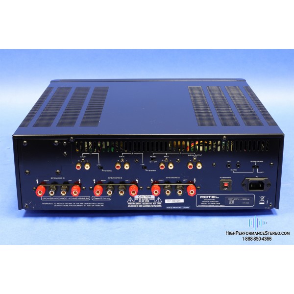 Rotel RMB1506 6 Channel Amplifier multichannel/home theater Power