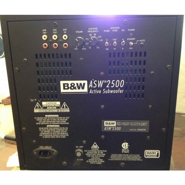 B\u0026W ASW2500