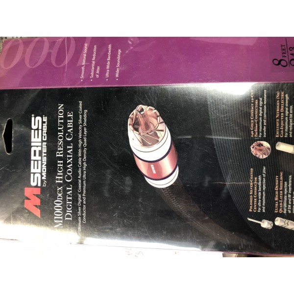 Monster m1000 subwoofer sales cable