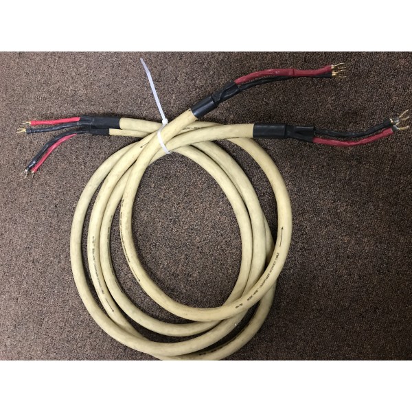 値頃 MIT MH 750 Music Hose 8 foot pair spade lugs - speaker ケーブル・シールド