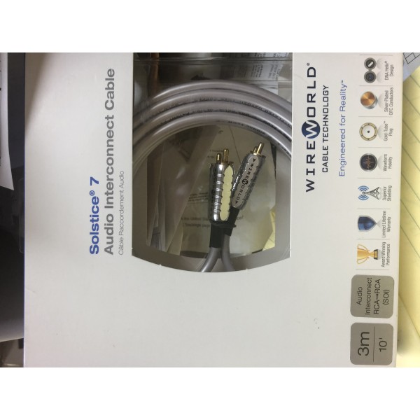 Wireworld Solstice 7 3m (10') rca interconnects - Cables