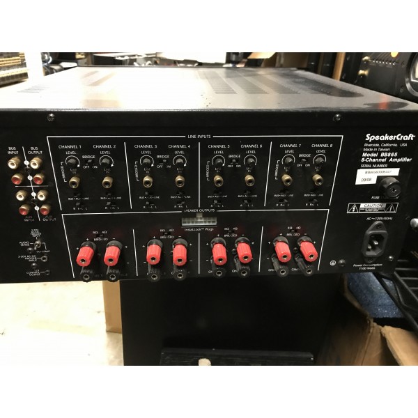 Speakercraft BB865 multi channel power amplifier multichannel/home
