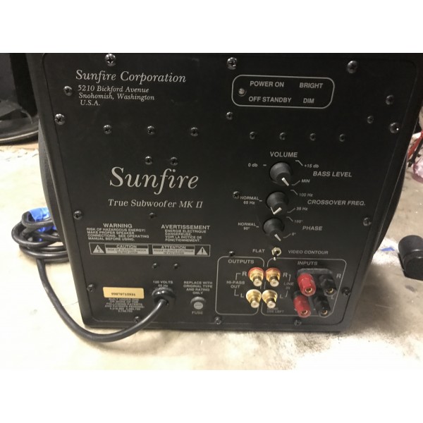 Sunfire subwoofer for sale discount