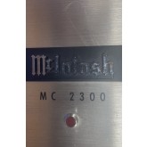 Mcintosh MC2300 rare gold faceplate
